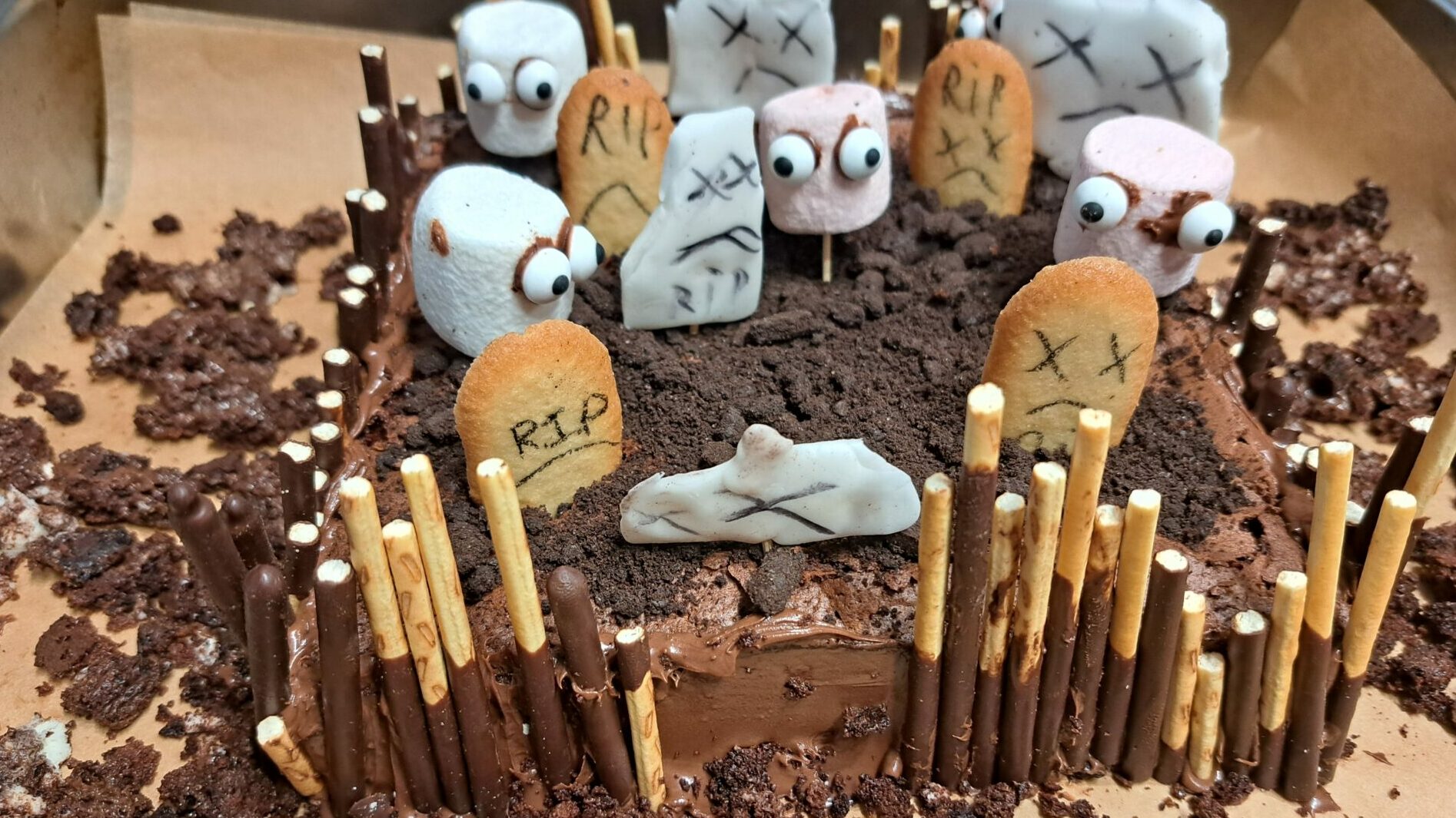 Atelier gâteau cimetière spécial ados