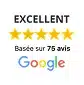 Logo 5 étoiles des avis Google