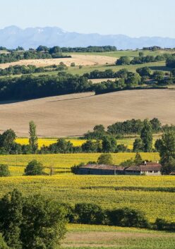 Landschaft Gers Tourismus